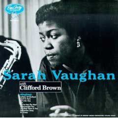 Sarah Vaughan with Clifford Brown album cover