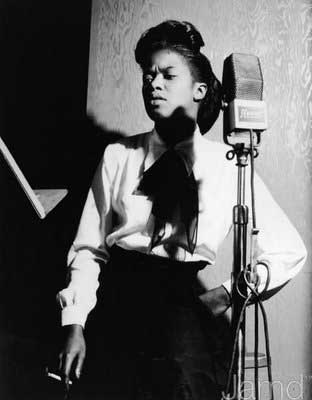 Sarah Vaughan early in her carrer